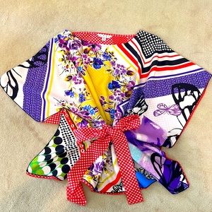 Cabi size Silk floral tie top